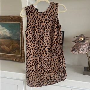 Leopard Print Sleeveless Dress from Reformation